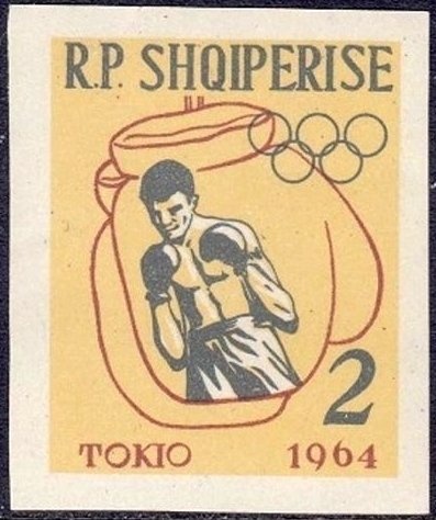 Coat of Arms with Red Wavy Lines, overprinted in gold