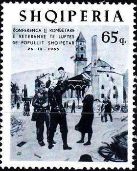 View of Palmyra overprinted