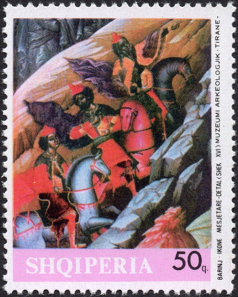 Airplane Crossing Mountains, overprinted