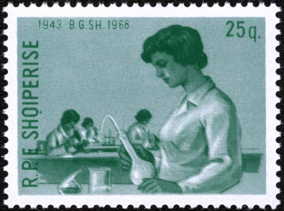 ‭Albanian citizen, Spasski tower, Kremlin and inscription