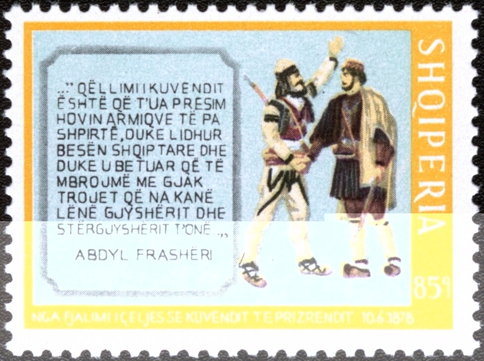 Enver Hoxha at the Lectern