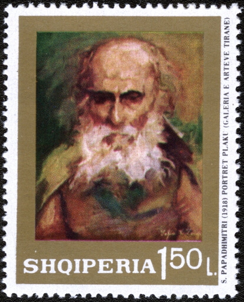 Flag with Marx and Lenin in front of XX