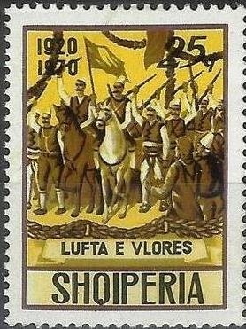 King Zog and Airplane over Tirana, with additional surcharge