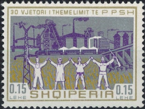 Skanderbeg addressing League of Lezhë 1444