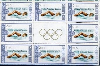 View of Merkaba overprinted and surcharged