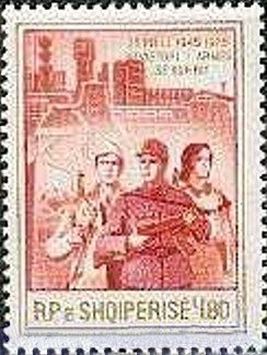 General issue (Austrian stamps handstamped in violet)