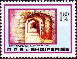 UNESCO Emblem, jug, column and old building