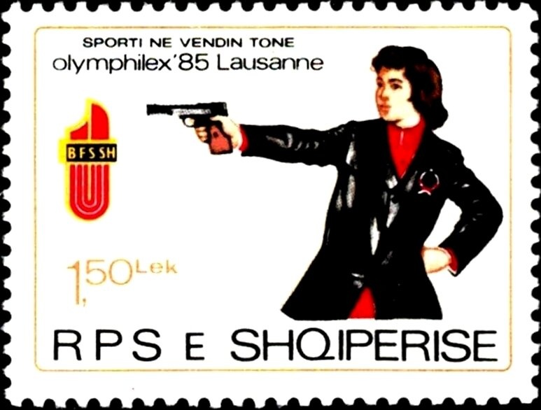 Red Flag and Raised Pickax