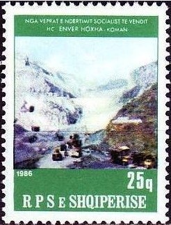 Map of Europe with Albania