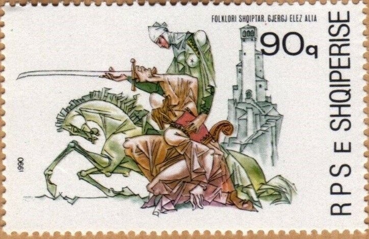 Horse with wheels and teddy bear made of plastic