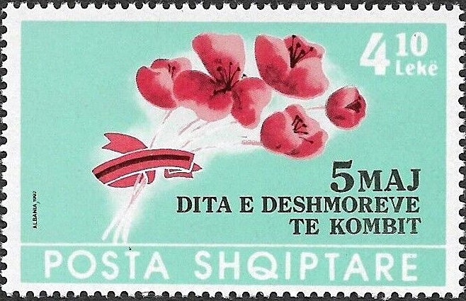 Stylized depiction of Albanian dance