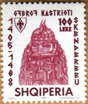 Rebel leader, row of insurgents