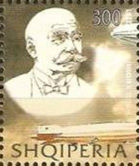 Native Albanian Horse (Equus ferus caballus), overprinted