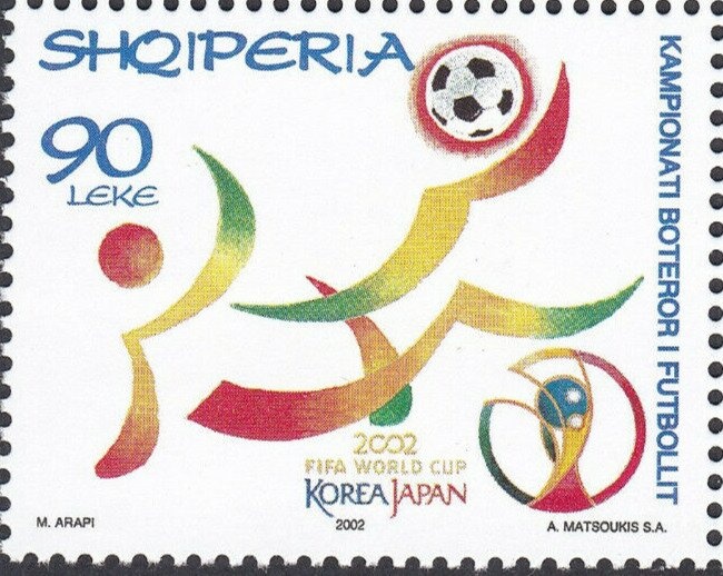 Weight Lifter and Double-headed Eagle of Albanian Arms