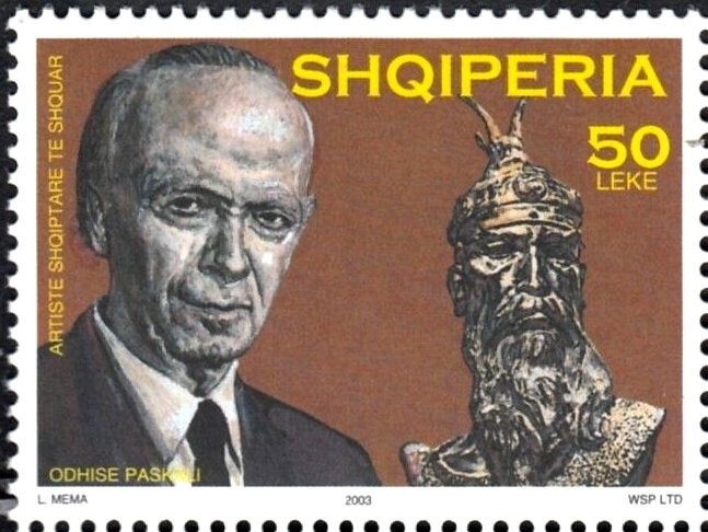 Alia being helped onto horse, from "Gjergj Elez Alia"