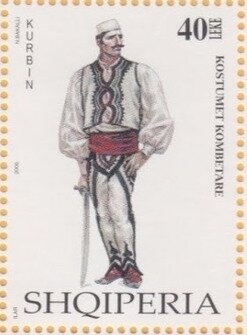 Overprint On Proclamation of Albanian independence