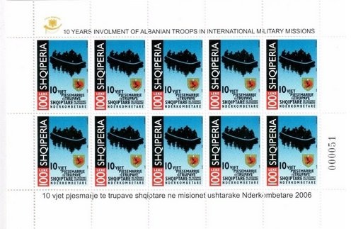 Roosevelt, Churchill, Kastrioti - Kennedy overprint