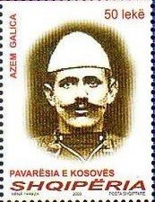 Rebel leader, row of insurgents