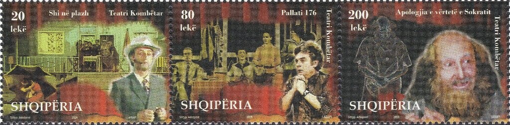 Red Flag, Dancers, Symbols of Science and Art