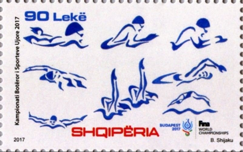 Emblem, football and stylized player