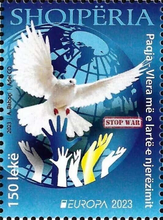 Overprint On Proclamation of Albanian independence