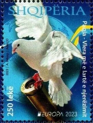 Roosevelt, Churchill, Kastrioti - Kennedy overprint