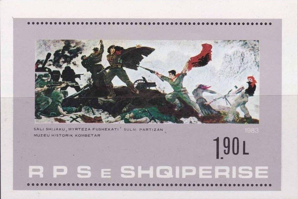 Overprint On Proclamation of Albanian independence