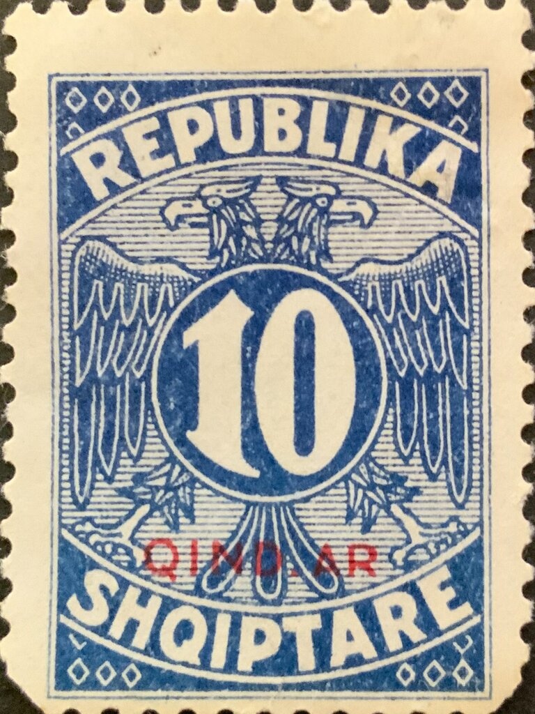 Alexandretta, overprinted in red