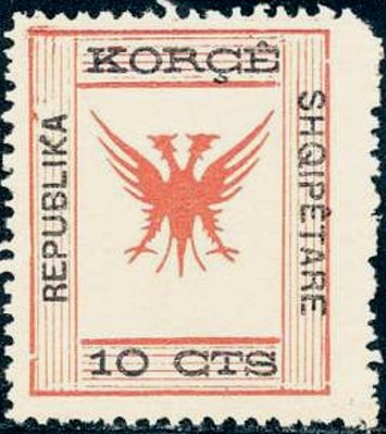 Overprint On Proclamation of Albanian independence
