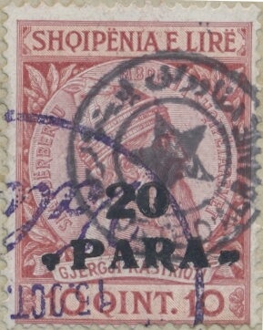 Type Pasteur - overprinted "ALGERIE"