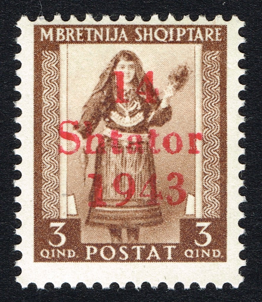 Double-headed Eagle with Machine Overprint