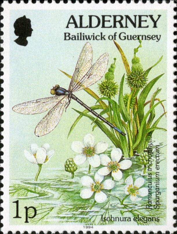 Mercury Post. Value faintly in black