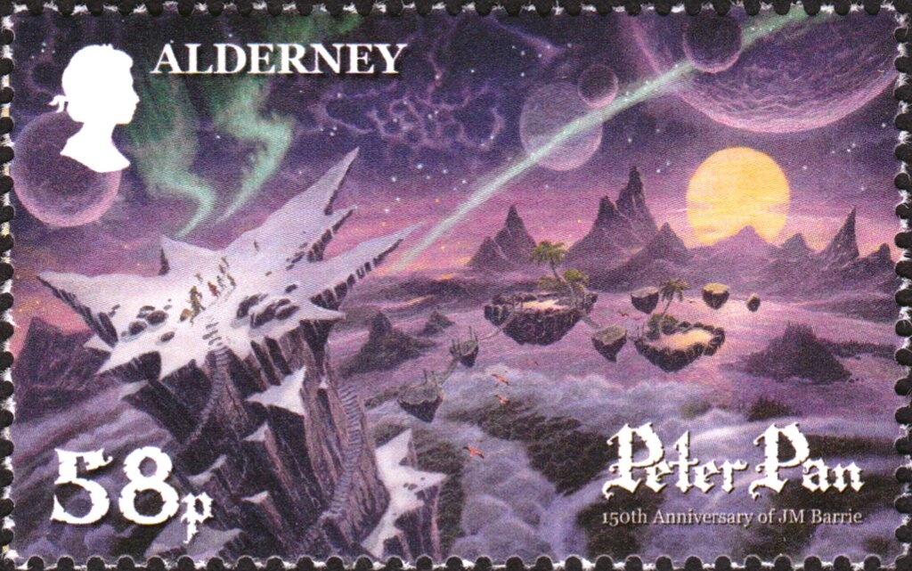 Overprinted T and Takse in violet