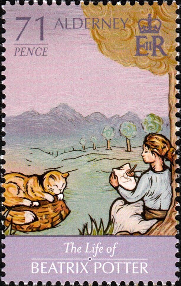 Map of Jersey (red overprint)