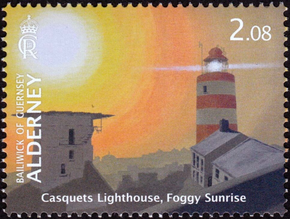 Casquets Lighthouse, 1854