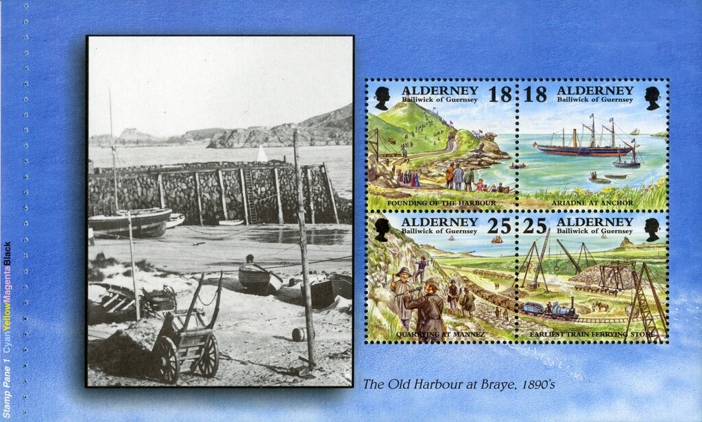 Street in the Casbah overprinted & surcharged