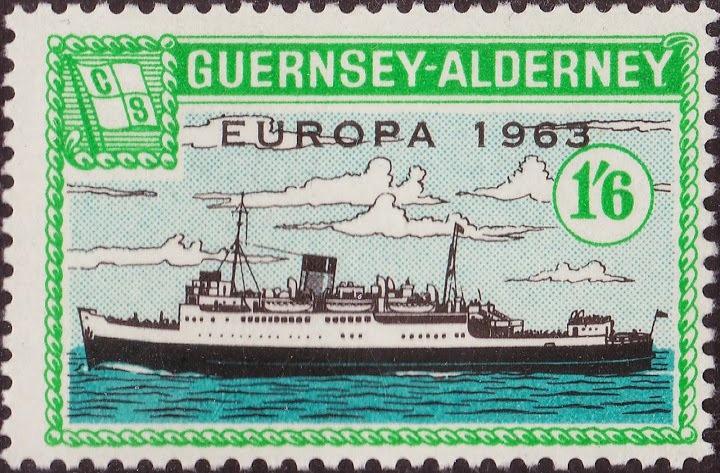 Overprint reading; Liberation/9th May/1945, in red