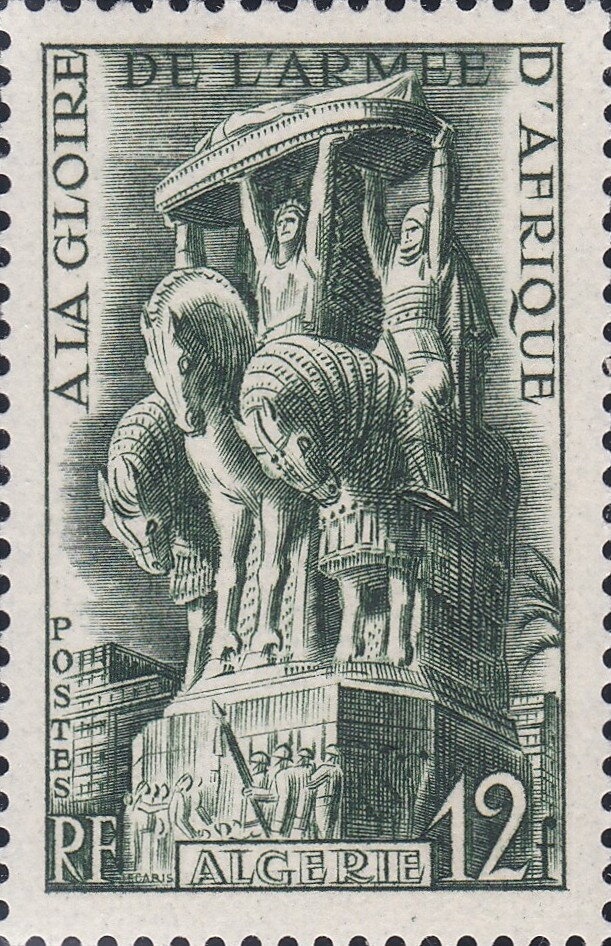 Type Iris overprinted and surcharged