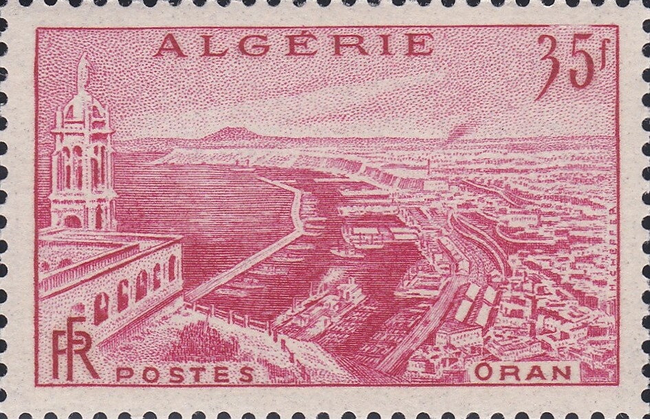 Mosque of Sidi Abd er-Rahman overprinted & surcharged