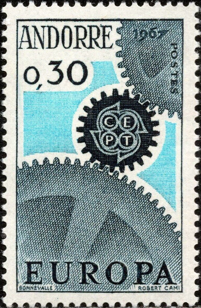 Type Blanc - overprinted "ALGERIE"