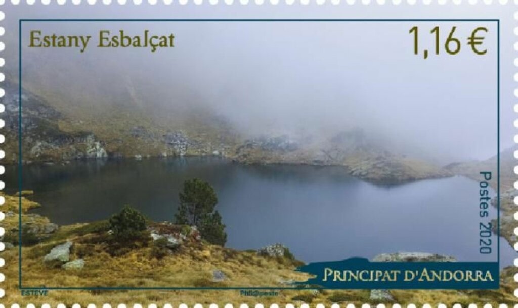 Overlooking the Bay of Algiers overprinted & surcharged