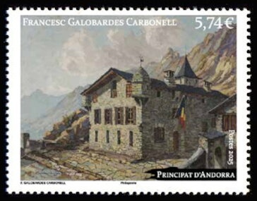 Romanesque fresco from the church of La Cortinada