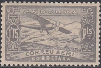 Jet Plane Over the Valley of Inclès