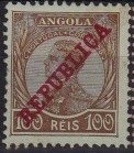 King Carlos I - local overprint "REPUBLICA"
