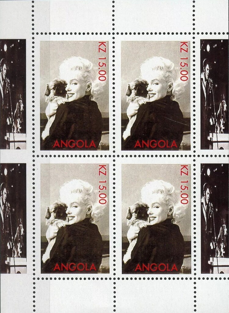 UPU Emblem over Map of Anguilla