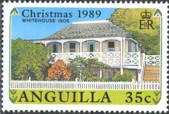 Map of Anguilla - Overprinted