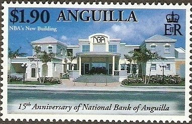 Sea Island Cotton, Nevis - Overprinted