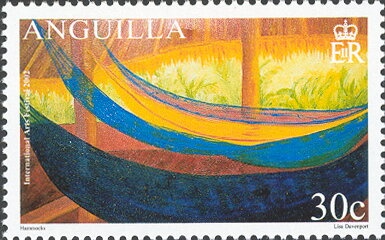 Easter 1974 - vertical se-tenant strip of 5