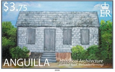 Antigua 1d Stamp of 1863 - Overprinted