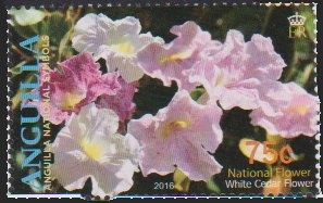 Arms of St. Christopher, Nevis and Anguilla - Overprinted